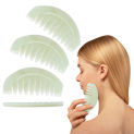 Natural Jade Comb Face Scalp Gua Sha Massager Stone Comb Facial Body Acupuncture Stick Beauty Health Scraper SPA Massage Tool