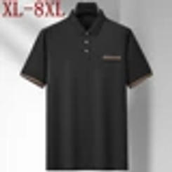 8XL 7XL 6XL New Hot Sale Business Polo Shirt Men Clothing 2024 Summer High End Brand Luxury Mens Shirts Casual Loose Polos Homme
