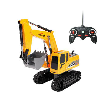 1:24 Scale Heavy Remote Control Excavator Construction Vehicle High Replica 6 Channels