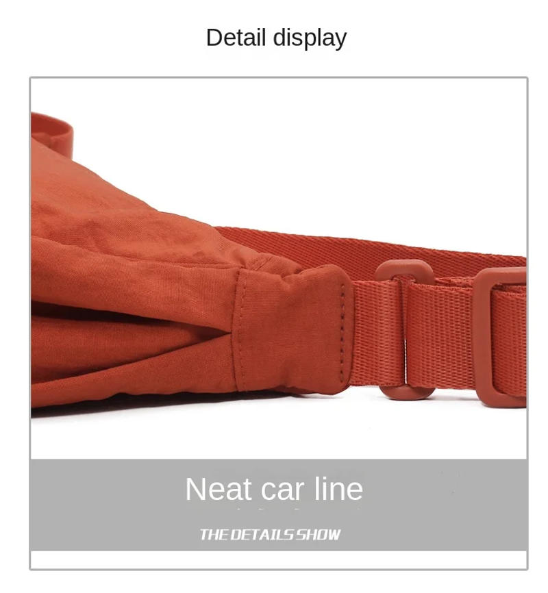 Description Picture 4 of item Casual Nylon Hobos Crossbody Bag - Designer Shoulder Bag with Large Capacity, Perfect for Travel and Shopping