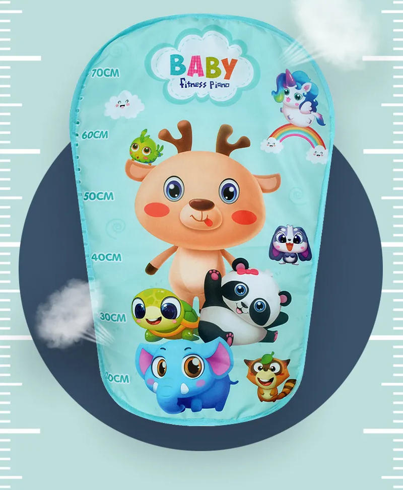 Description Picture 2 of itemNewborn Baby Music & Light Pedal Piano Fitness Stand - All-in-One Sleeping Mat