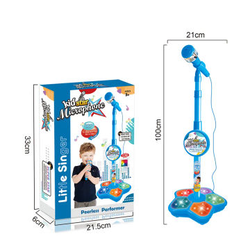 Karaoke Star Kids Microphone with Stand: Musical Fun and Brain-Training Educational Toy for Boys and Girls