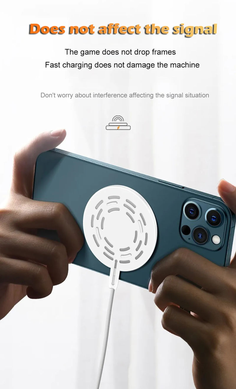 Description Picture 5 of itemOriginal 20W Magnetic Wireless Charger for iPhone 15 Pro Max, 14, 13, 12, 11, Mini, XS, XR – Fast Charging with USB Type C