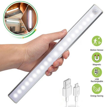 SmartSense Pro: Wireless LED Motion Sensor Light with Type C Rechargeable Battery - Versatile Cabinet, Wardrobe, Kitchen