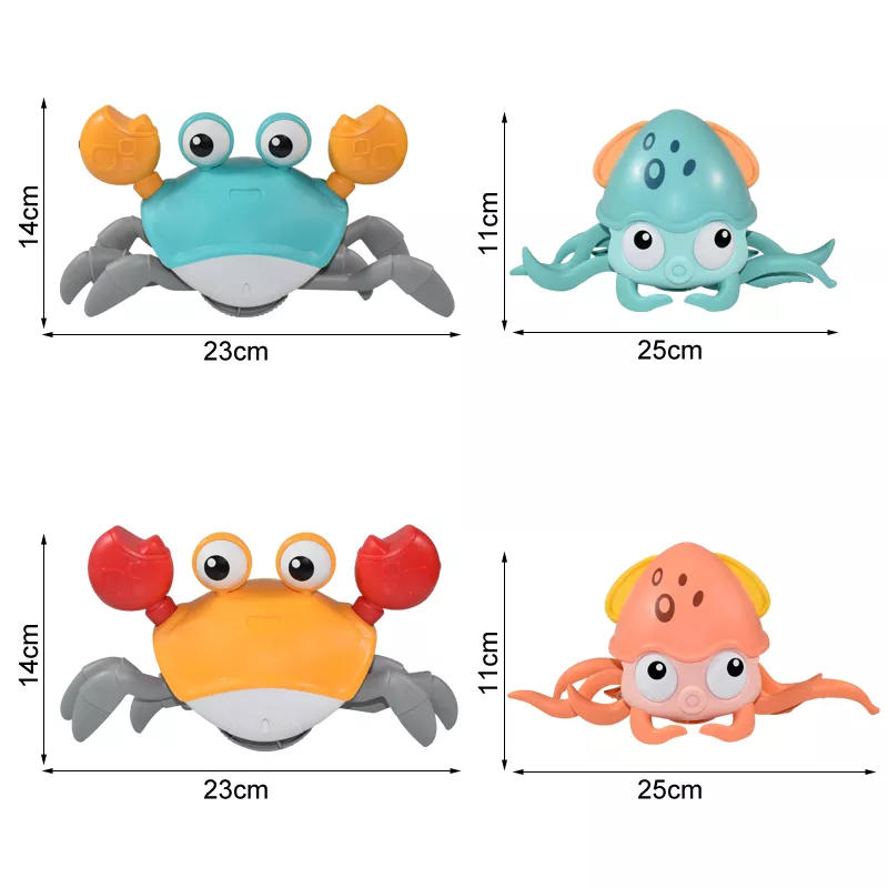 Description Picture 5 of itemOcean Adventure Pal: Induction Escape Crab Octopus Crawling Toy - Electronic Pets with Music for Educational Toddler Fun
