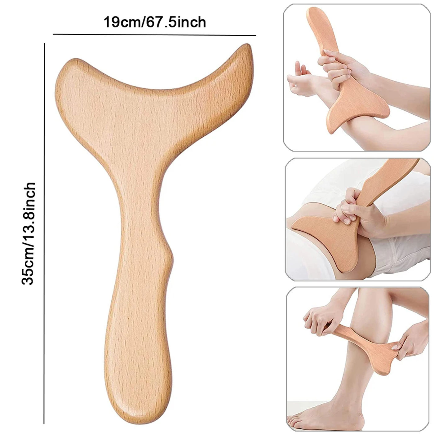 Description Picture 6 of itemWooden Lymphatic Drainage Massager Set - Body Sculpturing and Anti-Cellulite Maderoterapia Tools
