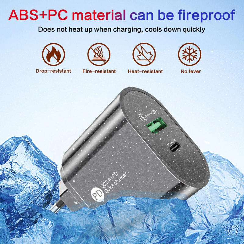 Description Picture 4 of itemPD 36W USB Charger: Quick Charge 3.0 Fast Phone Wall Charger Adapter for iPhone 13, 12 Pro, iPad, Huawei, Xiaomi, Samsung