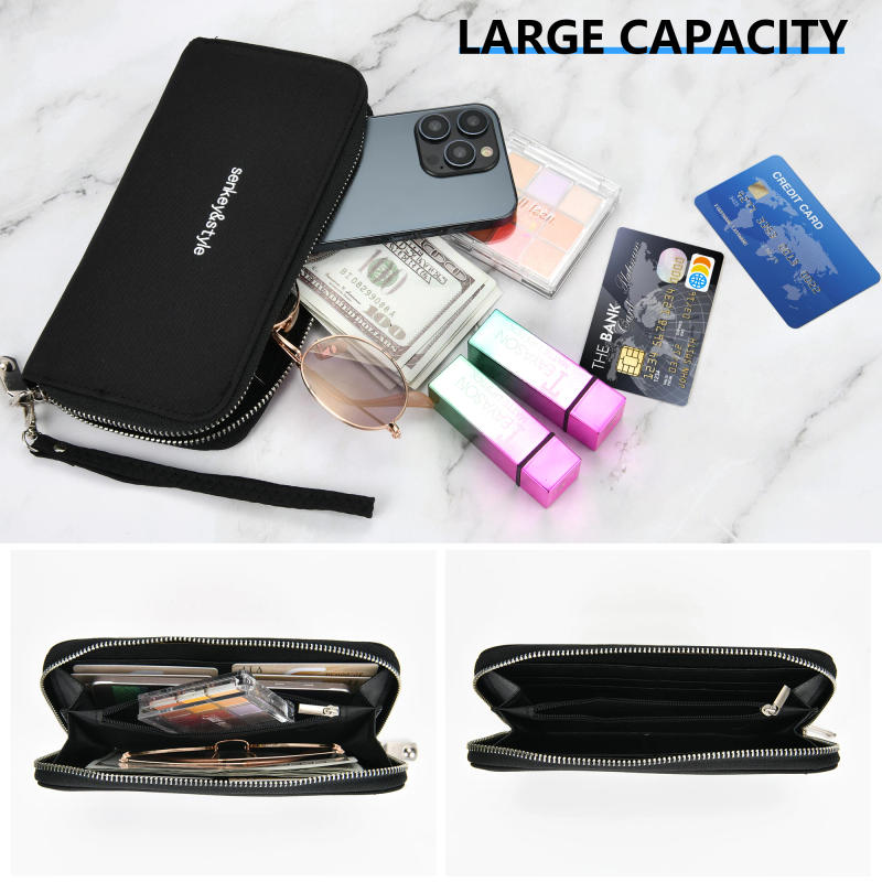 Description Picture 4 of itemLuxury Style Women's Long Wallet, Elegant Evening Clutch and Card Holder for Ladies
