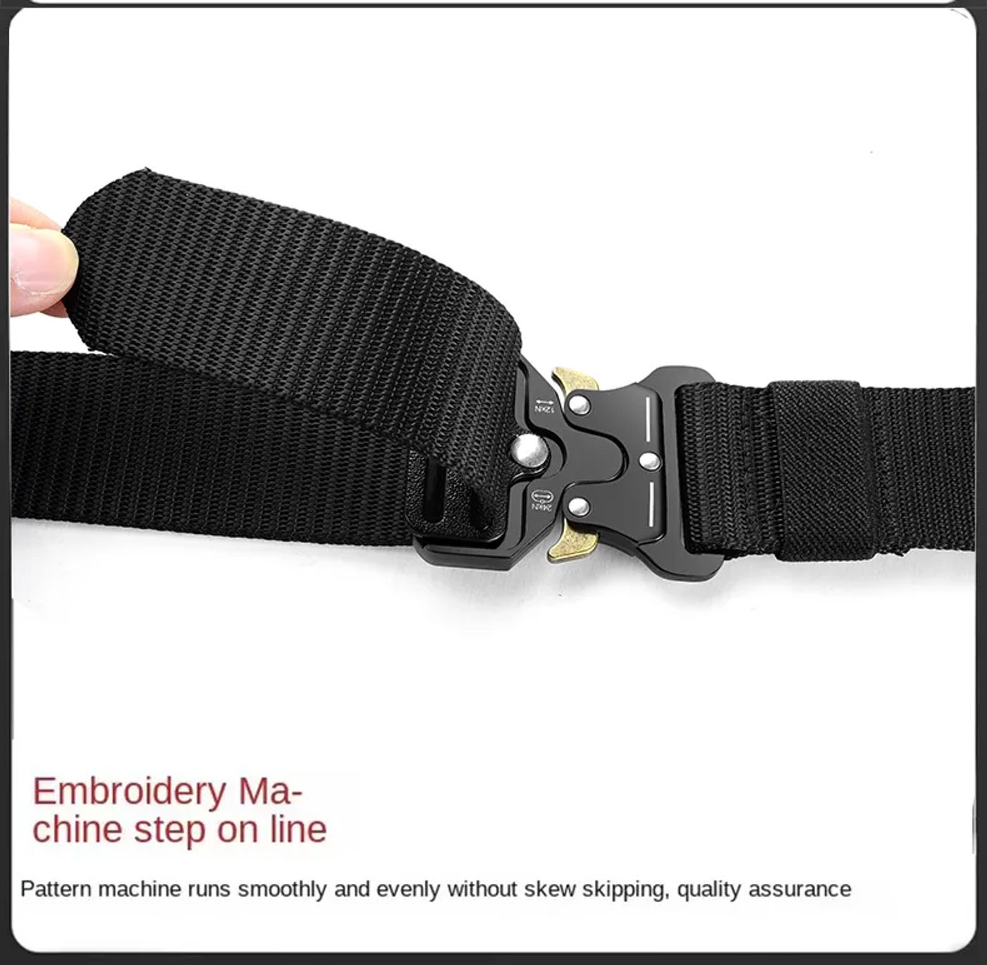 Description Picture 3 of itemEliteGear Tactical Belt: Premium Quality Army Outdoor Hunting and Survival Accessory - Multi-Function, Combat-Ready, High-Performance 