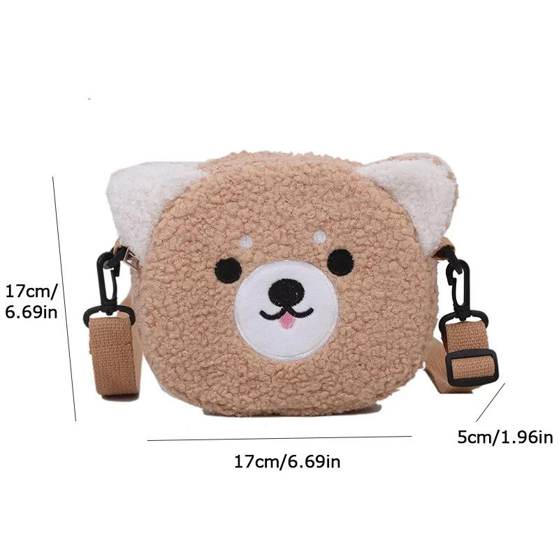 Description Picture 5 of itemJapanese Style Kawaii Bag - Cartoon Plush Shoulder Bag for Women, New Crossbody Design