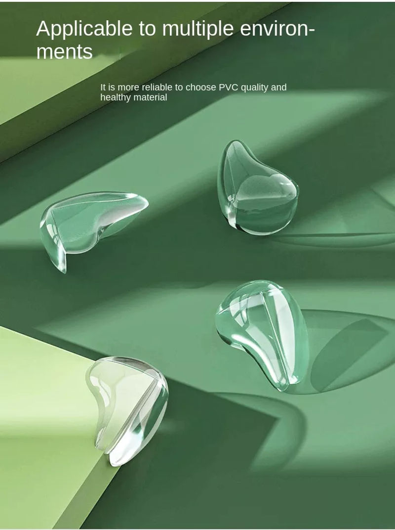 Description Picture 4 of item1/12pcs Baby Safety Silicone Protector - Table Furniture Corner Edge Protection Cover for Kids' Desks