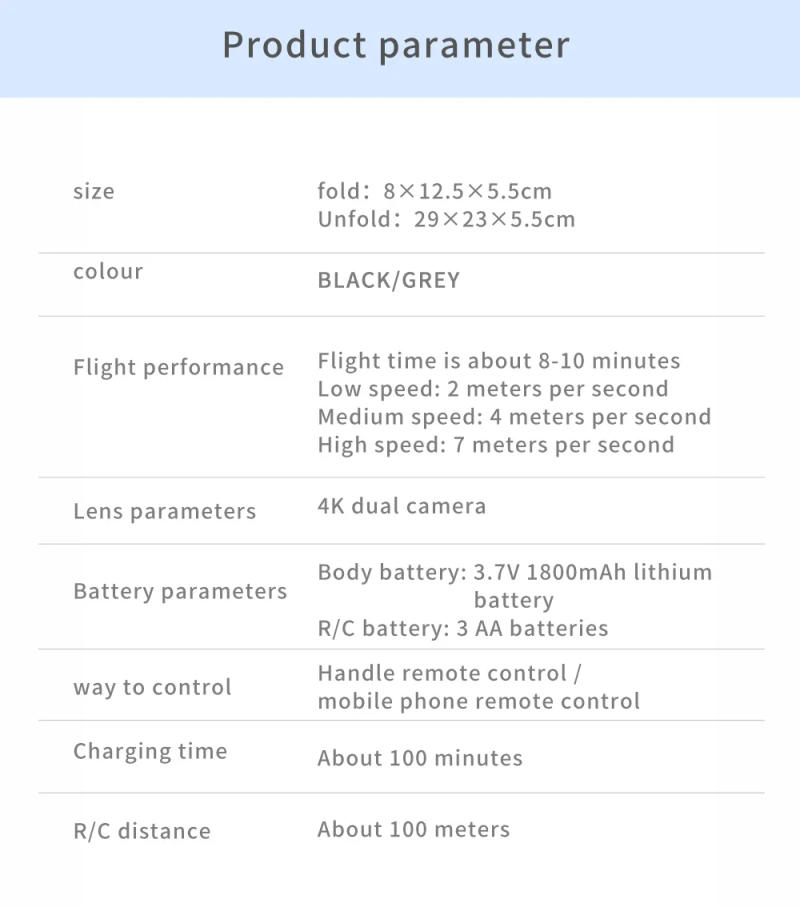 Description Picture 5 of itemProfessional Drone E88 with 4K Wide-Angle HD Camera, WiFi FPV, Height Hold, and Foldable Design - RC Quadrotor Helicopter