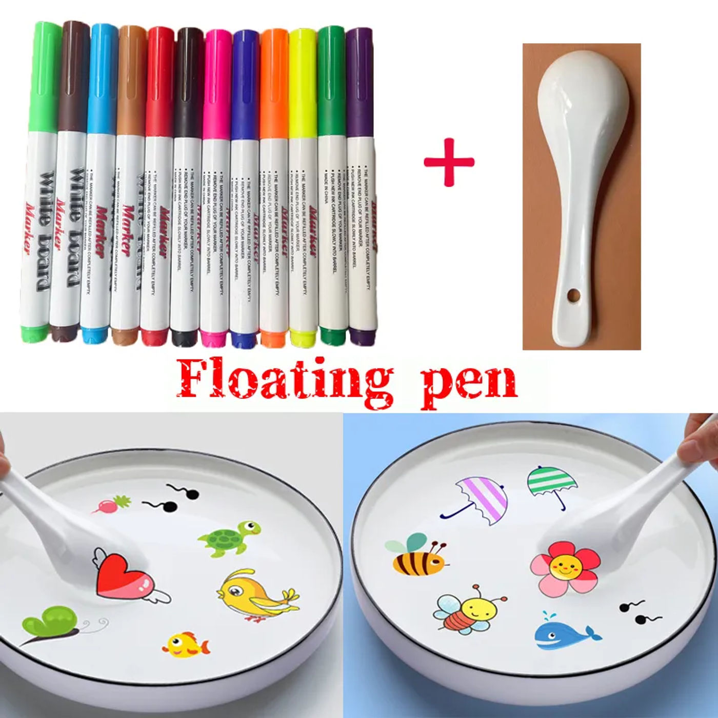 Description Picture 4 of itemMagical Water Painting Pen - Colorful Markers with Floating Ink - Doodle Water Pens for Children, Montessori Early Education Toys