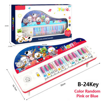 Portable Electronic Piano Keyboard for Kids: Educational Musical Instrument Toy with Microphone