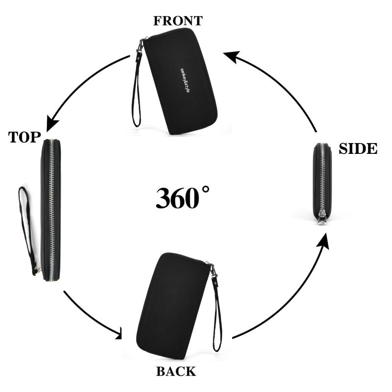 Description Picture 2 of itemLuxury Style Women's Long Wallet, Elegant Evening Clutch and Card Holder for Ladies