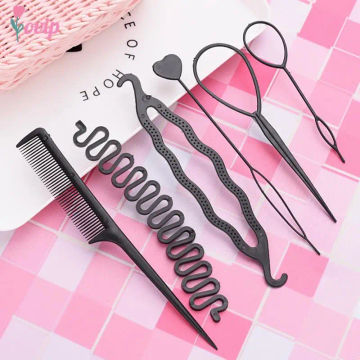 6Pcs Black Spiral Spin Screw Bobby Pin Hair Clips Lady Twist Barrette Hairpin Headdress Accessories Beauty Styling Tools