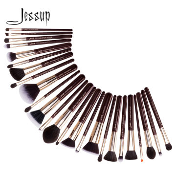 Jessup Makeup Brushes Set Professional Natural-Synthetic Hair Makeup Brush Foundation Powder Contour Eyeshadow 25pcs