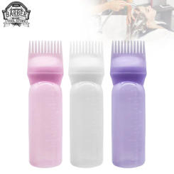 3 Colors Hair Dye Applicator Brush Bottles Dyeing Shampoo Bottle Oil Comb Hair Dye Bottle Applicator Hair Salon Styling Tool