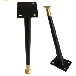 Iron beveled sofa legs black with gold sofa legs light luxury coffee table legs hardware accessories