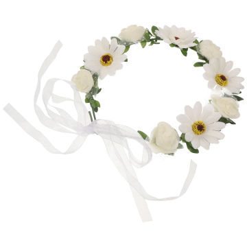 Festivals Hair Band Floral Wreath Tiara Mori Department Headdress Garland Vacation