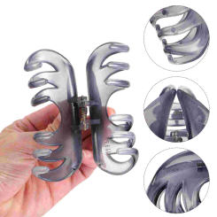 2 Pcs Hair Pin Simple Fashion Card Jaw Clip Large Size Claw Acrylic Barrette Miss