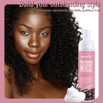 Curly Hair Styling Mousse Protective Roll Anti Hairiness Styling Foam Mousse Coiffante Pour Perruque Moisturize Nourish Products