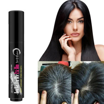 Covering Hair Color Modification Cream Stick Quickly Temporarily Cover White Hair One-Time Hair Dye Pen Black/coffee  for adult