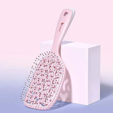 Scalp Massage Wide Teeth Scalp Massage Combs Hairdressing Pork Ribs Hollow Comb Wide Teeth Massage Hair Brush Hair Styling Tool