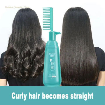 Hair Straightener smooth Cream Comb Type Hair Straightening hair 150ml Treatment for Frizzy and Dry Solution Permanent Hair Care