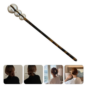 Elegant Hair Stick Daily All-match Hairpin Hair Bun Maker Stick Headdress