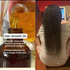 Hair Growth & Strengthening Oil infused w/chebe and all natural herbs