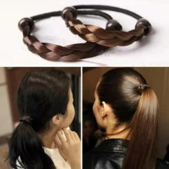 Invisible Seamless Ponytail Headband Hair Band Rubber Bands Women Girls Headdress High Elastic Hair Ropes Hair Styling Tools