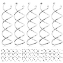 Lurrose Bobby Pin French Hair Spiral Hair Clip Simple Accessories Women Diy Style