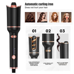 Hair Curler Automatic Curling Iron Air Curl Machine Rotating Curling Wand Big Wave Hair Crimper Iron Hair Salon Styler Tools