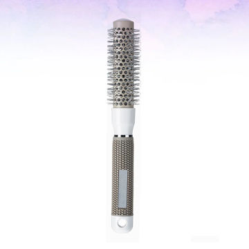 Professional Round Brush, Round Blow Dry Brush Professional Anti- Static Roller Hair Brush for Styling and Blow Drying ( Grey