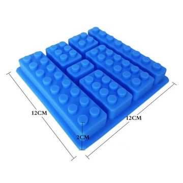 Creative Robot Ice Cube Tray Silicone Mold for Kids' Parties and Baking - Perfect for Minifigure Building Block Themes
