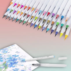 Arrtx 48 Colors Watercolor Brush Pens