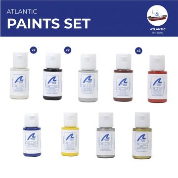 Paints Set for Ship Model: Tugboat Atlantic