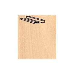 Birch Strips Pack 1 x 6 x 914 mm (6 Pcs.)