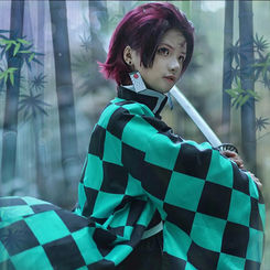 Tanjiro Nezuko Kyojuro Cosplay Full Set Halloween Costume Shinobu Zenitsu Costume