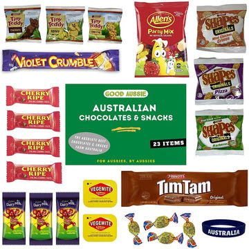 Australian Candy & Snack Box (23 Items) 