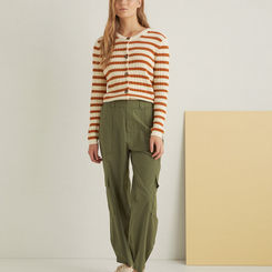 100% COTTON CARGO TROUSERS