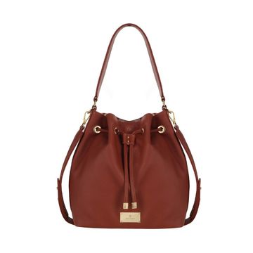 Women's handbag BE RELAXED FLOTER BRANDY leather bag