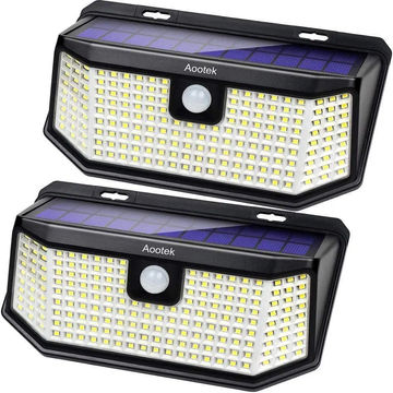 Solar lights outdoor 182 Leds 2500Lm 