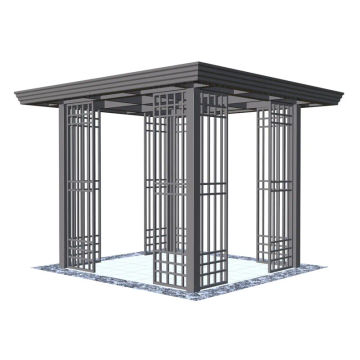 Customized courtyard outdoor pavilion aluminum alloy villa garden outdoor leisure pavilion