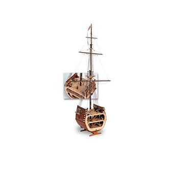 Section of Galleon San Francisco. 1:50 Wooden Model Ship Kit