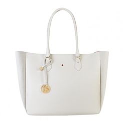 Ladies' leather bag MAMMA NAPA ECRU