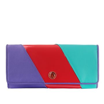 CHIC multicolor clutch bag