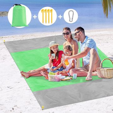 Beach Blanket, 79''×83'' Picnic Blankets Waterproof