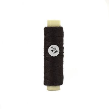 Cotton Thread: Brown Diameter 0.25 mm and Length 30 meters